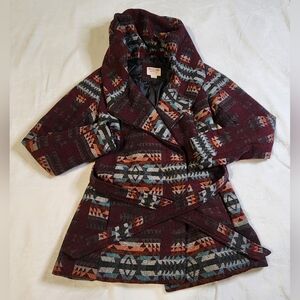 Mossimo Supply Co. Multicolor Patterned Coat